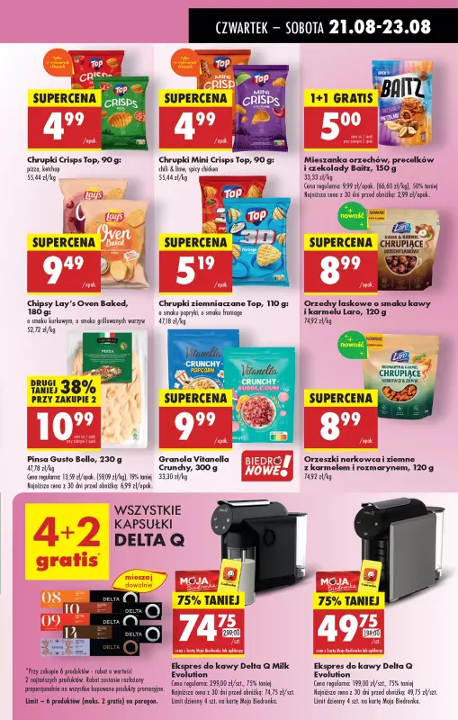 Biedronka - gazetka promocyjna Od czwartku, Z ladą tradycyjną od czwartku 21.08 do środy 27.08 - strona 45
