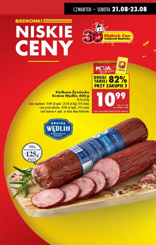 Biedronka - gazetka promocyjna Od czwartku od czwartku 21.08 do środy 27.08 - strona 7