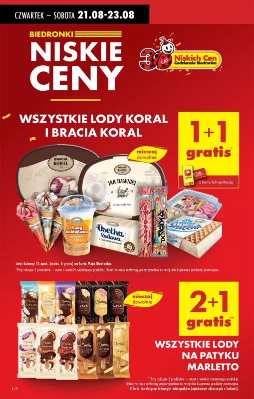 Biedronka - gazetka promocyjna Od czwartku od czwartku 21.08 do środy 27.08 - strona 8