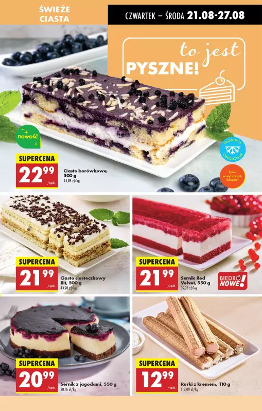 Biedronka - gazetka promocyjna Od czwartku, Z ladą tradycyjną od czwartku 21.08 do środy 27.08 - strona 21