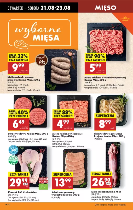 Biedronka - gazetka promocyjna Od czwartku, Z ladą tradycyjną od czwartku 21.08 do środy 27.08 - strona 24