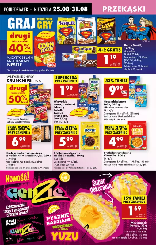 Biedronka - gazetka promocyjna Od poniedziałku od poniedziałku 25.08 do niedzieli 31.08 - strona 62