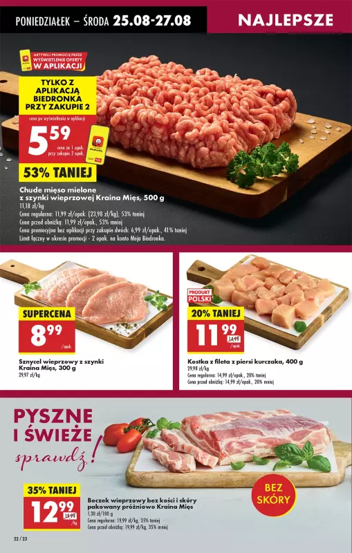 Biedronka - gazetka promocyjna Od poniedziałku od poniedziałku 25.08 do niedzieli 31.08 - strona 28
