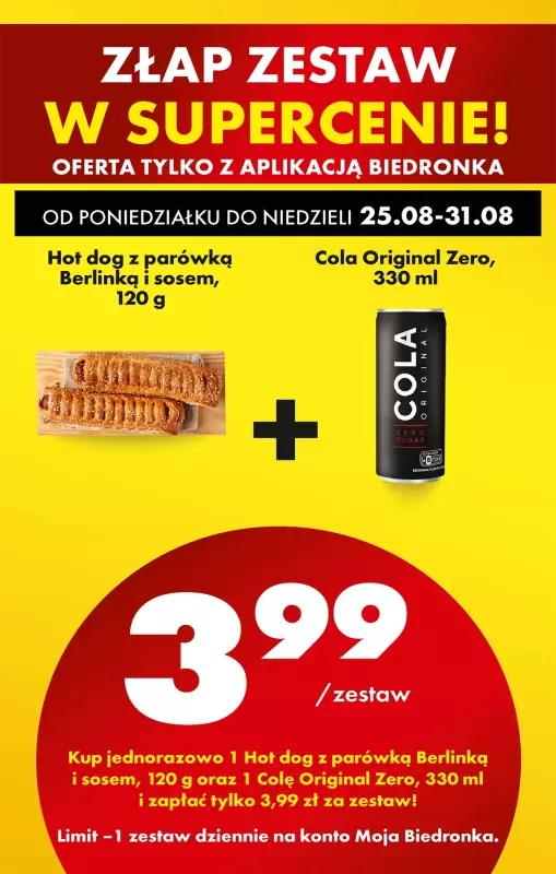 Biedronka - gazetka promocyjna Od poniedziałku od poniedziałku 25.08 do niedzieli 31.08 - strona 84