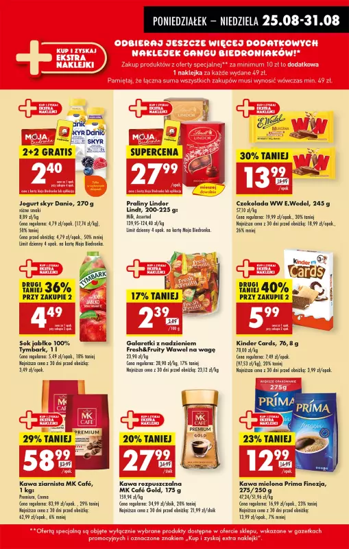 Biedronka - gazetka promocyjna Od poniedziałku od poniedziałku 25.08 do niedzieli 31.08 - strona 37