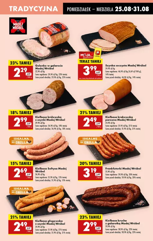 Biedronka - gazetka promocyjna Od poniedziałku, Z ladą tradycyjną od poniedziałku 25.08 do niedzieli 31.08 - strona 29