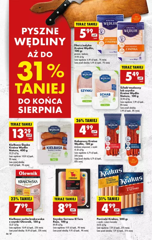 Biedronka - gazetka promocyjna Od poniedziałku, Z ladą tradycyjną od poniedziałku 25.08 do niedzieli 31.08 - strona 48