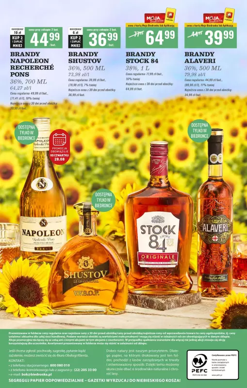 Biedronka - gazetka promocyjna Czas na Toast! od poniedziałku 25.08 do soboty 06.09 - strona 38