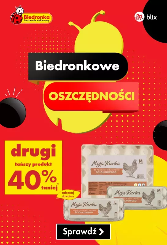 Biedronka - gazetka promocyjna Biedronkowe oszczędności od poniedziałku 25.08 do środy 27.08