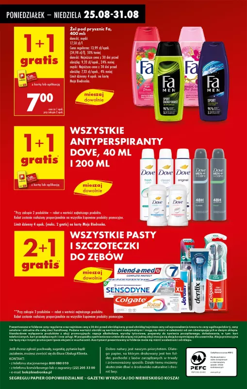Biedronka - gazetka promocyjna Od poniedziałku, Z ladą tradycyjną od poniedziałku 25.08 do niedzieli 31.08 - strona 95