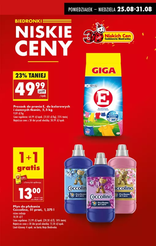 Biedronka - gazetka promocyjna Od poniedziałku, Z ladą tradycyjną od poniedziałku 25.08 do niedzieli 31.08 - strona 21