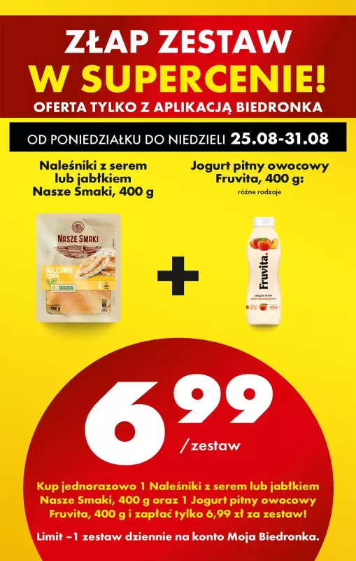 Biedronka - gazetka promocyjna Od poniedziałku, Z ladą tradycyjną od poniedziałku 25.08 do niedzieli 31.08 - strona 87