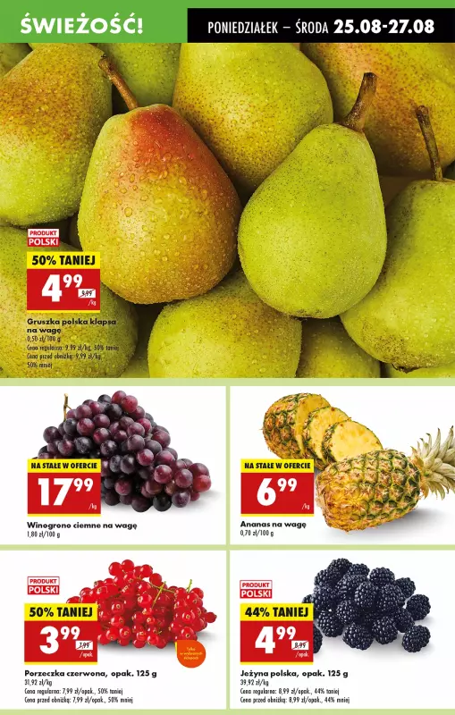 Biedronka - gazetka promocyjna Od poniedziałku, Z ladą tradycyjną od poniedziałku 25.08 do niedzieli 31.08 - strona 27