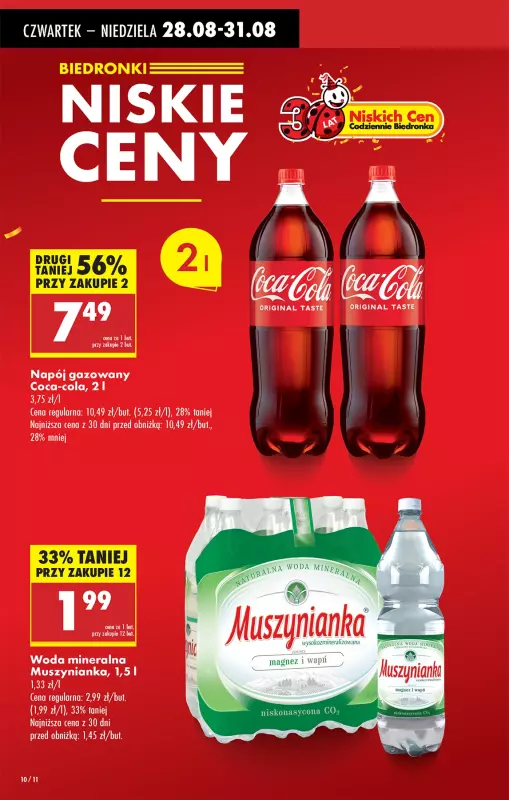 Biedronka - gazetka promocyjna Od czwartku od czwartku 28.08 do środy 03.09 - strona 10