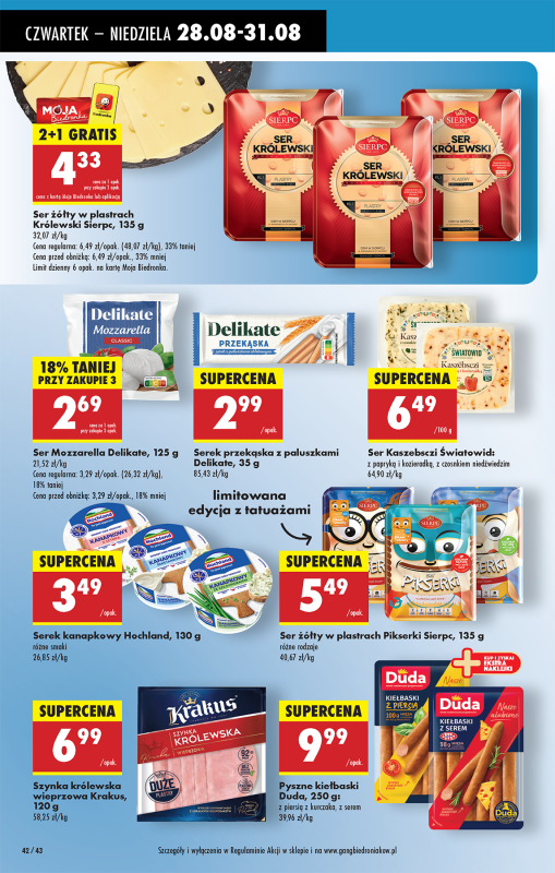 Biedronka - gazetka promocyjna Od czwartku od czwartku 28.08 do środy 03.09 - strona 46