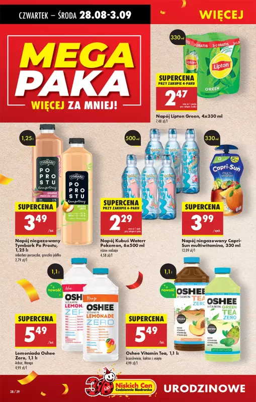 Biedronka - gazetka promocyjna Od czwartku od czwartku 28.08 do środy 03.09 - strona 42