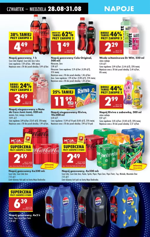Biedronka - gazetka promocyjna Od czwartku od czwartku 28.08 do środy 03.09 - strona 56