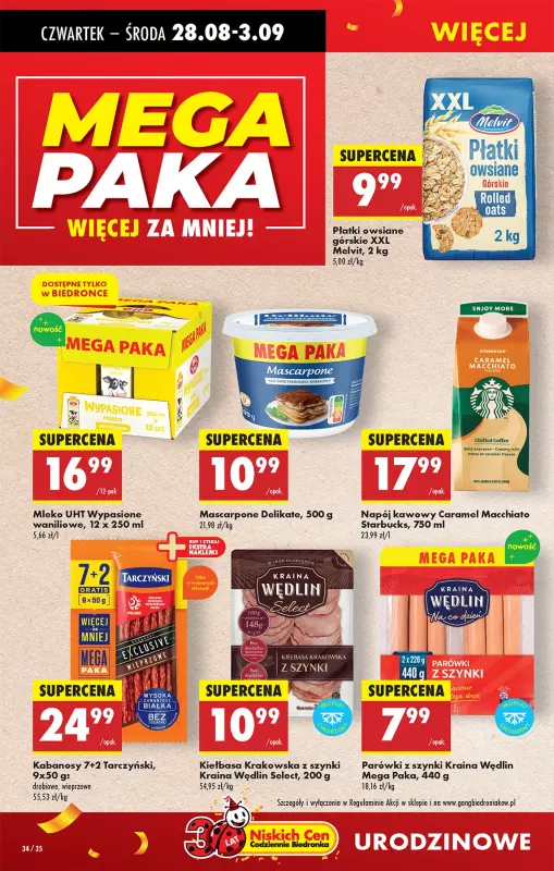 Biedronka - gazetka promocyjna Od czwartku od czwartku 28.08 do środy 03.09 - strona 38
