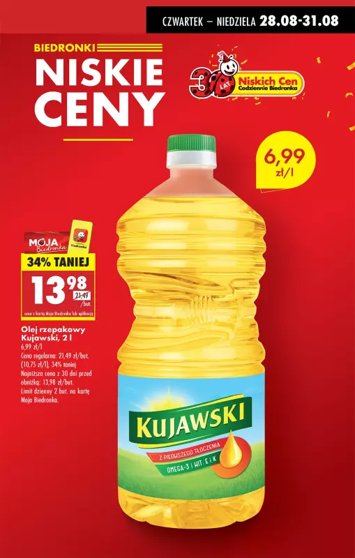 Biedronka - gazetka promocyjna Od czwartku od czwartku 28.08 do środy 03.09 - strona 7