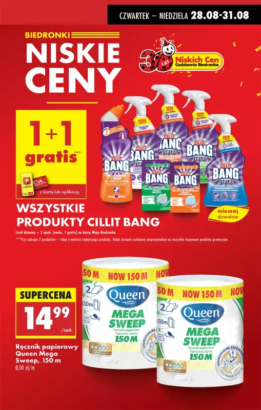 Biedronka - gazetka promocyjna Od czwartku od czwartku 28.08 do środy 03.09 - strona 15