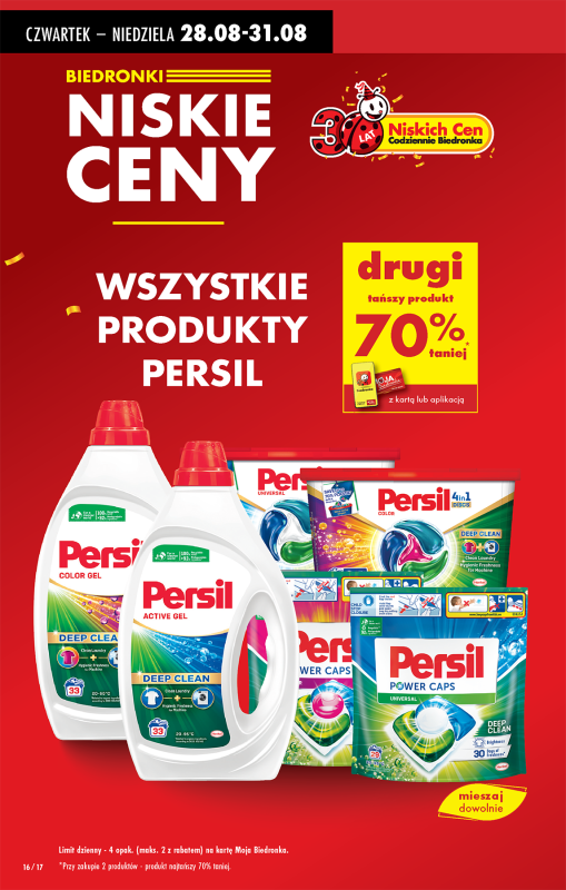 Biedronka - gazetka promocyjna Od czwartku, Z ladą tradycyjną od czwartku 28.08 do środy 03.09 - strona 16
