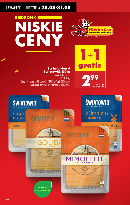 Biedronka - gazetka promocyjna Od czwartku, Z ladą tradycyjną od czwartku 28.08 do środy 03.09 - strona 4