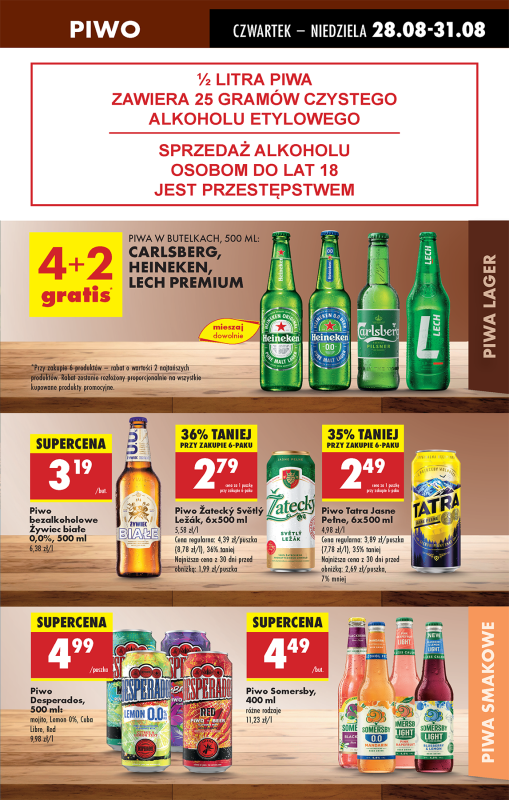 Biedronka - gazetka promocyjna Od czwartku, Z ladą tradycyjną od czwartku 28.08 do środy 03.09 - strona 61