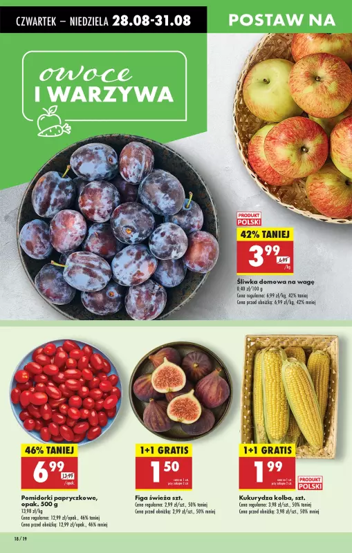 Biedronka - gazetka promocyjna Od czwartku, Z ladą tradycyjną od czwartku 28.08 do środy 03.09 - strona 18