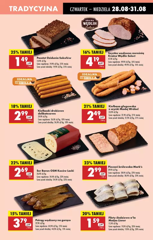 Biedronka - gazetka promocyjna Od czwartku, Z ladą tradycyjną od czwartku 28.08 do środy 03.09 - strona 35