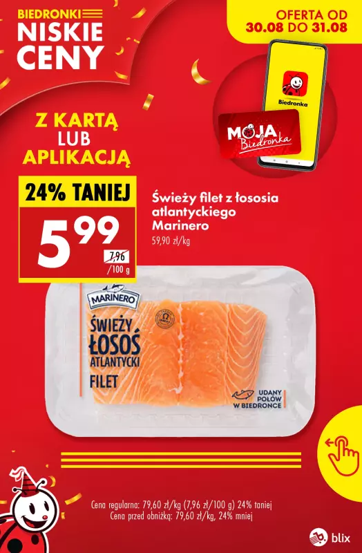 Biedronka - gazetka promocyjna Promocje z kartą Moja Biedronka! od czwartku 28.08 do niedzieli 31.08 - strona 5