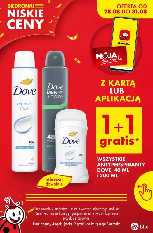 Biedronka - gazetka promocyjna Promocje z kartą Moja Biedronka! od czwartku 28.08 do niedzieli 31.08 - strona 3