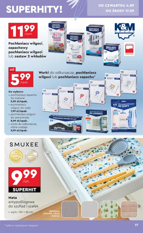 Biedronka - gazetka promocyjna Okazje tygodnia od 1.09 od poniedziałku 01.09 do środy 17.09 - strona 29