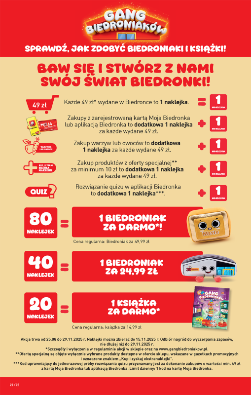 Biedronka - gazetka promocyjna Od poniedziałku od poniedziałku 01.09 do soboty 06.09 - strona 24