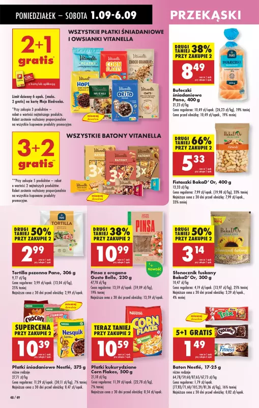 Biedronka - gazetka promocyjna Od poniedziałku od poniedziałku 01.09 do soboty 06.09 - strona 50