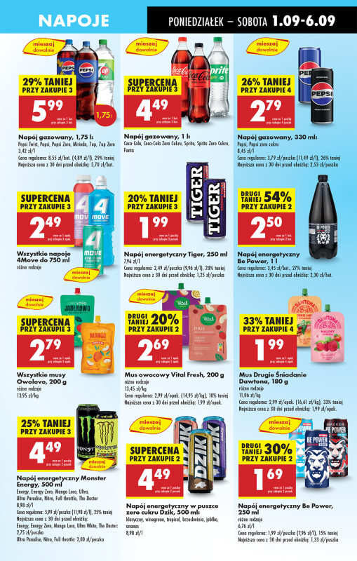 Biedronka - gazetka promocyjna Od poniedziałku od poniedziałku 01.09 do soboty 06.09 - strona 53