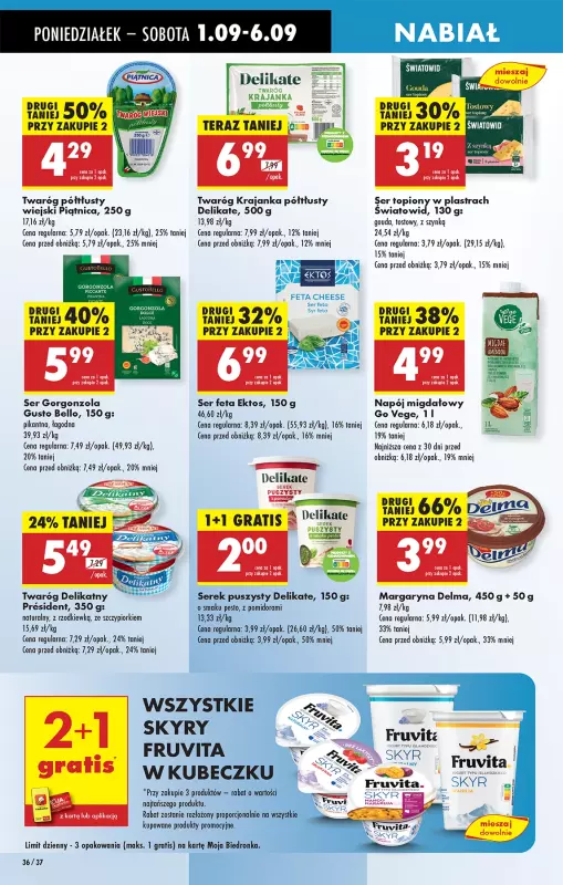 Biedronka - gazetka promocyjna Od poniedziałku od poniedziałku 01.09 do niedzieli 07.09 - strona 38