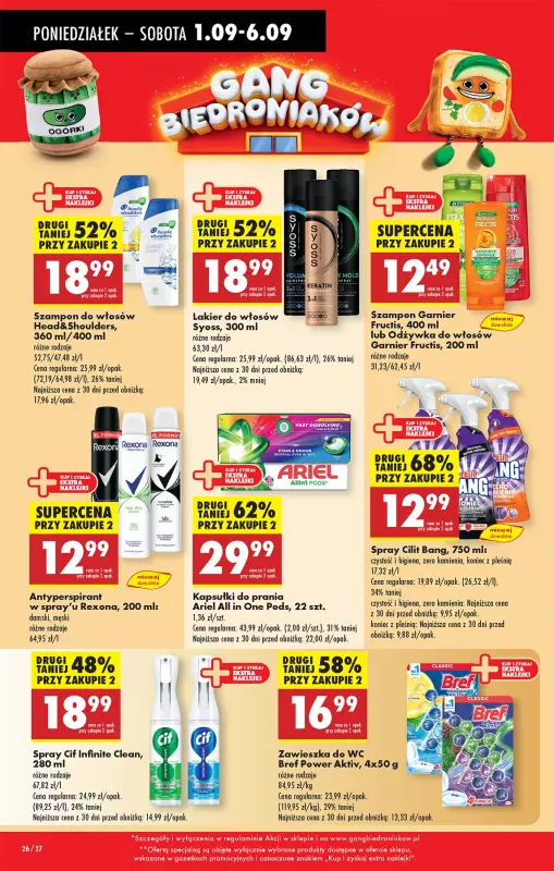 Biedronka - gazetka promocyjna Od poniedziałku od poniedziałku 01.09 do niedzieli 07.09 - strona 28
