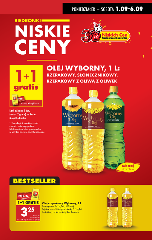 Biedronka - gazetka promocyjna Od poniedziałku od poniedziałku 01.09 do soboty 06.09 - strona 7