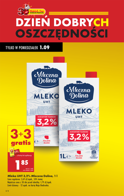 Biedronka - gazetka promocyjna Od poniedziałku, Z ladą tradycyjną od poniedziałku 01.09 do soboty 06.09 - strona 2