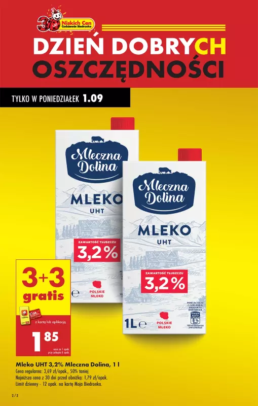 Biedronka - gazetka promocyjna Od poniedziałku, Z ladą tradycyjną   - strona 2