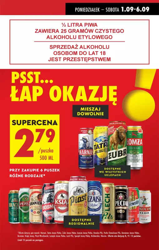 Biedronka - gazetka promocyjna Od poniedziałku, Z ladą tradycyjną od poniedziałku 01.09 do niedzieli 07.09 - strona 13