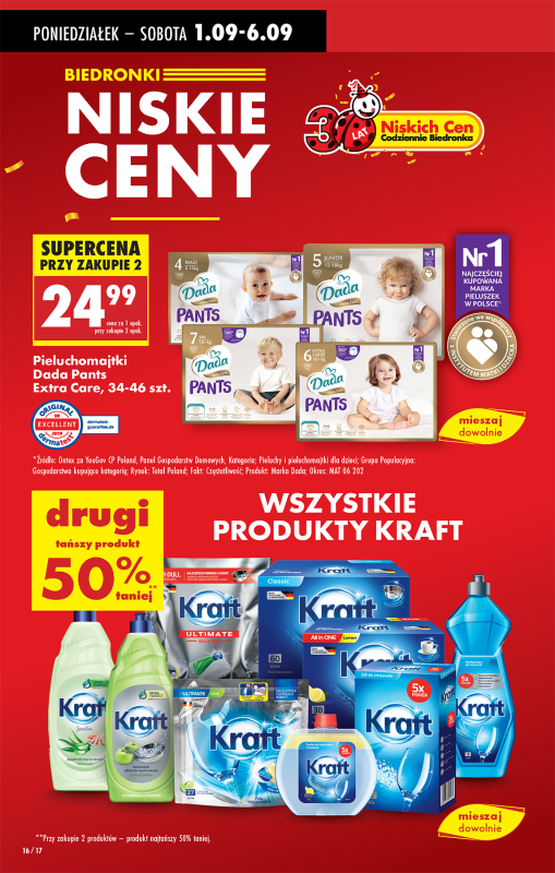 Biedronka - gazetka promocyjna Od poniedziałku, Z ladą tradycyjną od poniedziałku 01.09 do niedzieli 07.09 - strona 16