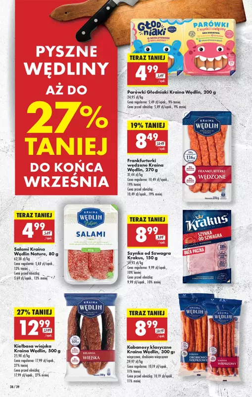 Biedronka - gazetka promocyjna Od poniedziałku, Z ladą tradycyjną od poniedziałku 01.09 do soboty 06.09 - strona 40