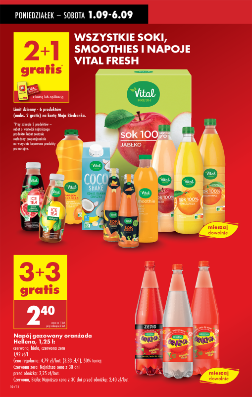 Biedronka - gazetka promocyjna Od poniedziałku, Z ladą tradycyjną od poniedziałku 01.09 do soboty 06.09 - strona 10