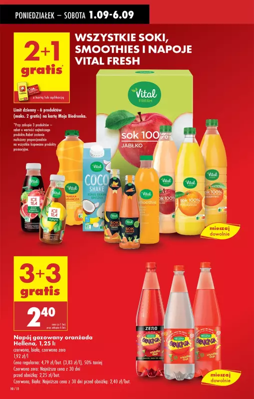 Biedronka - gazetka promocyjna Od poniedziałku, Z ladą tradycyjną od poniedziałku 01.09 do soboty 06.09 - strona 10
