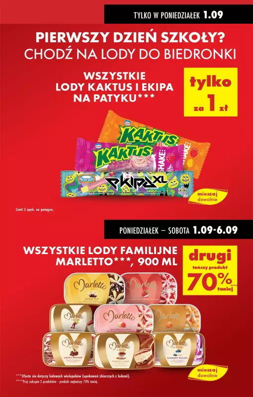Biedronka - gazetka promocyjna Od poniedziałku, Z ladą tradycyjną od poniedziałku 01.09 do niedzieli 07.09 - strona 9