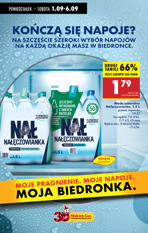 Biedronka - gazetka promocyjna Od poniedziałku, Z ladą tradycyjną od poniedziałku 01.09 do soboty 06.09 - strona 73
