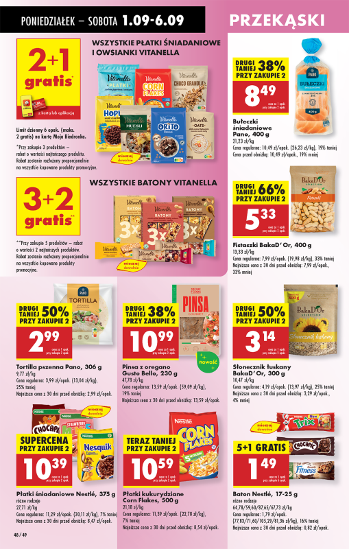 Biedronka - gazetka promocyjna Od poniedziałku, Z ladą tradycyjną od poniedziałku 01.09 do soboty 06.09 - strona 50
