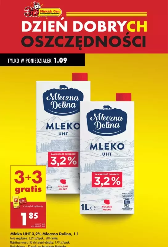 Biedronka - gazetka promocyjna Biedronkowe oszczędności od poniedziałku 01.09 do środy 03.09 - strona 6