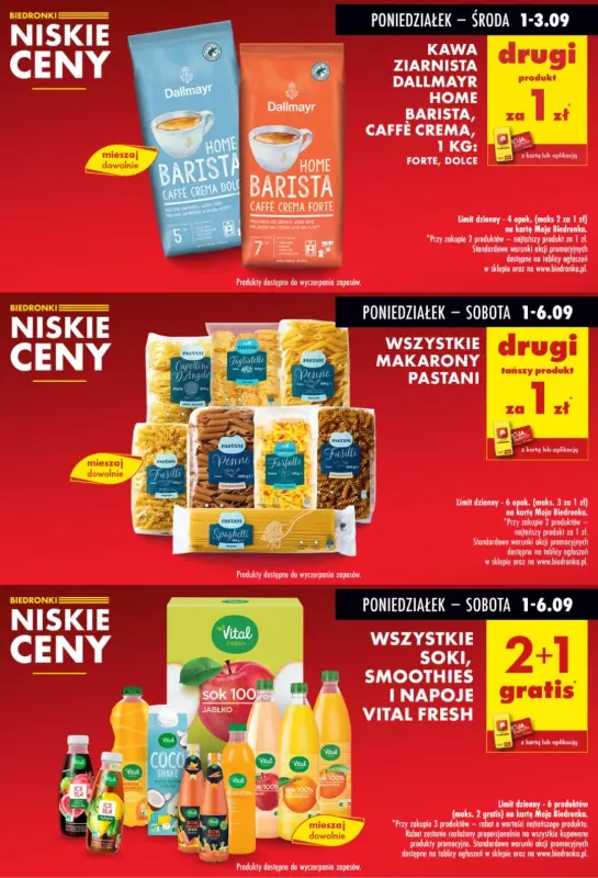 Biedronka - gazetka promocyjna Biedronkowe oszczędności od poniedziałku 01.09 do środy 03.09 - strona 5